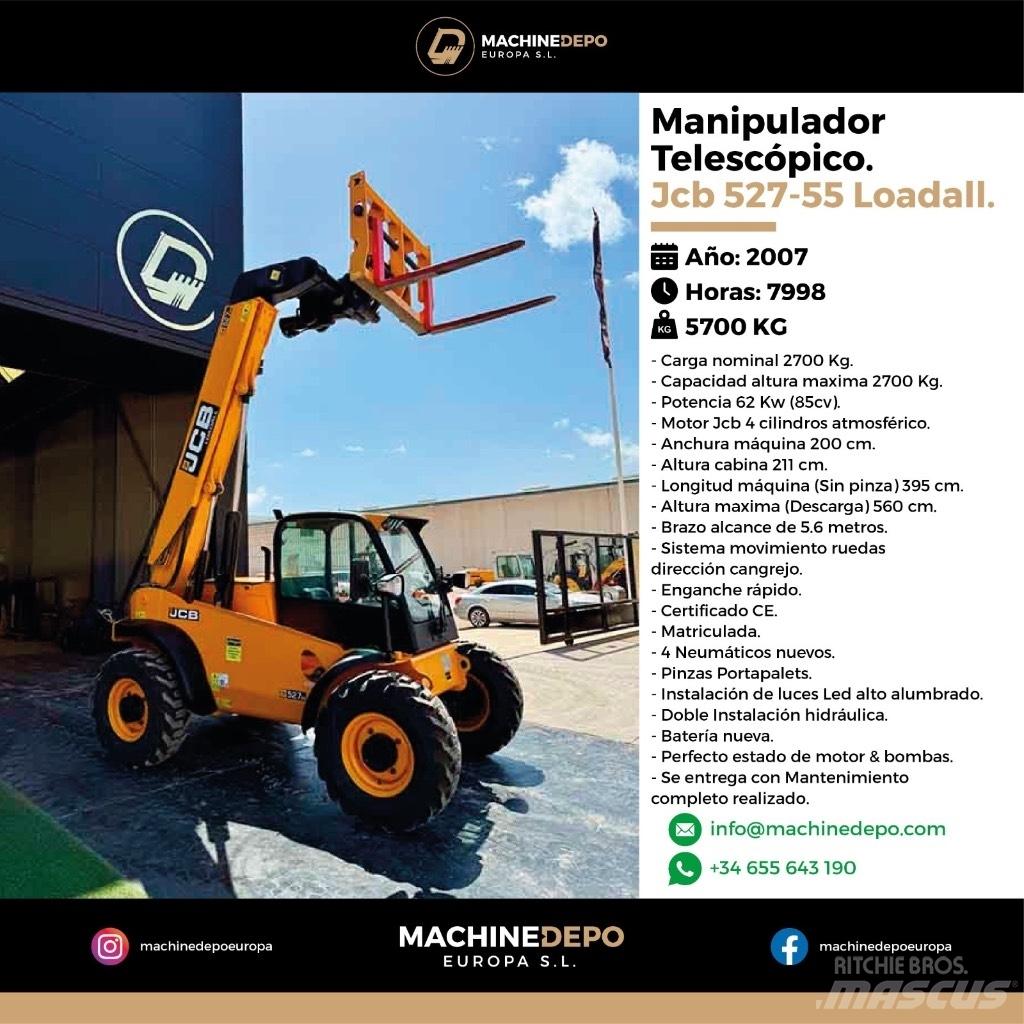JCB 527-55 텔러 핸들러