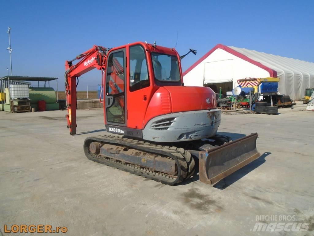 Kubota KX 080-3 대형 굴삭기 29톤 이상