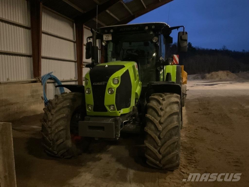 CLAAS ARION 650 cis + 트랙터