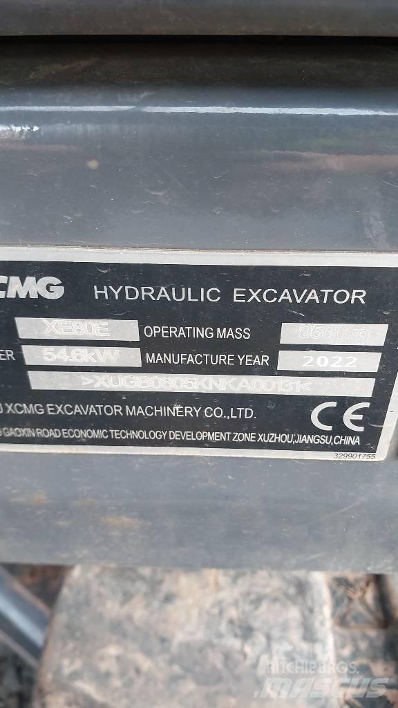 XCMG XE 80 E 중형굴삭기 7톤-28톤