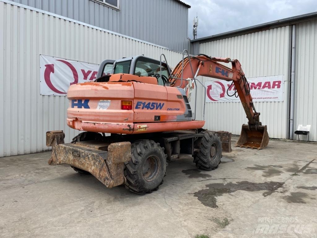 Kobelco E145W  휠 굴삭기