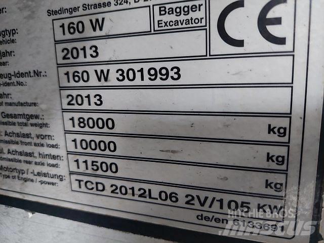 Atlas 160 W  휠 굴삭기
