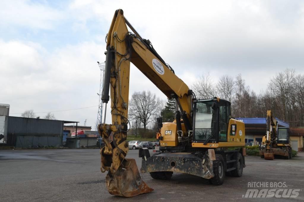 CAT M 322F  휠 굴삭기