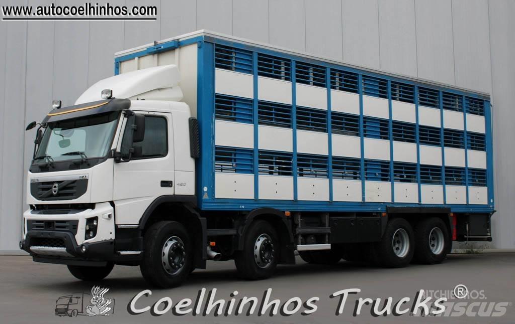 Volvo FMX 420 가축 운반용 트럭