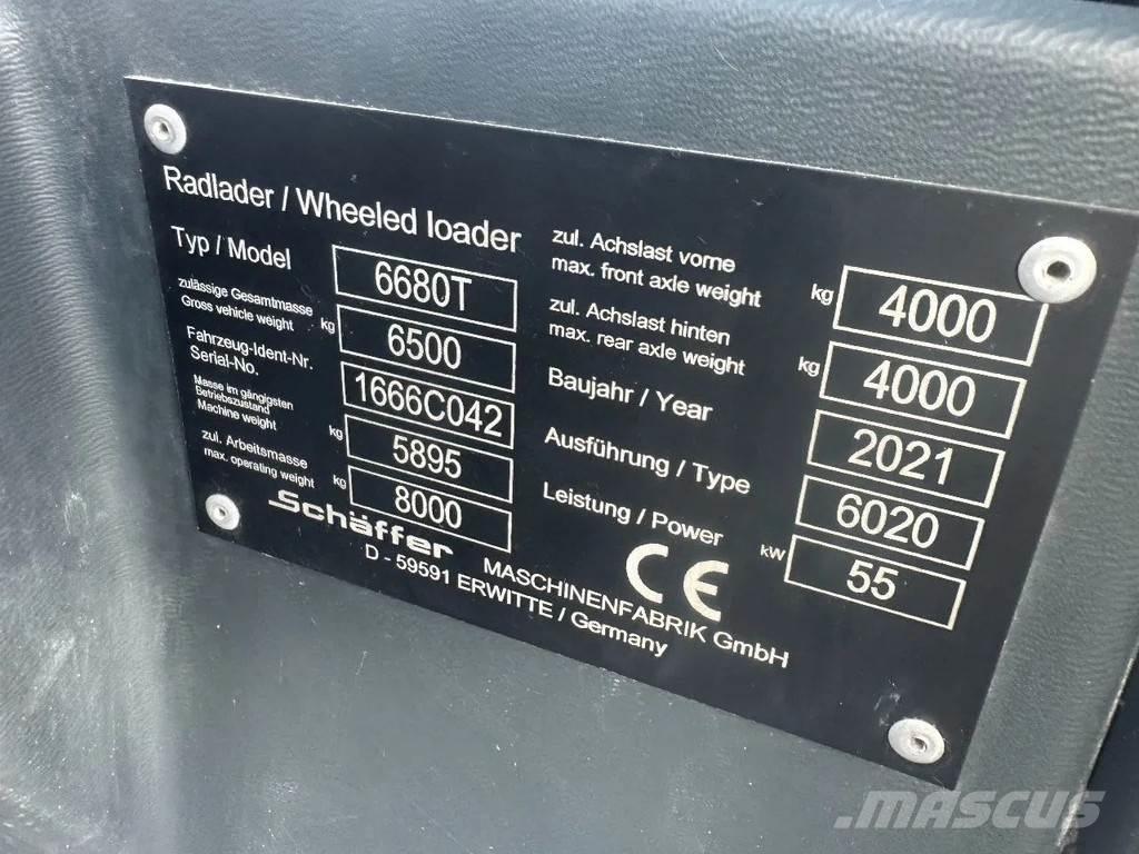Schäffer 6080T 텔레스코픽 휠 로더