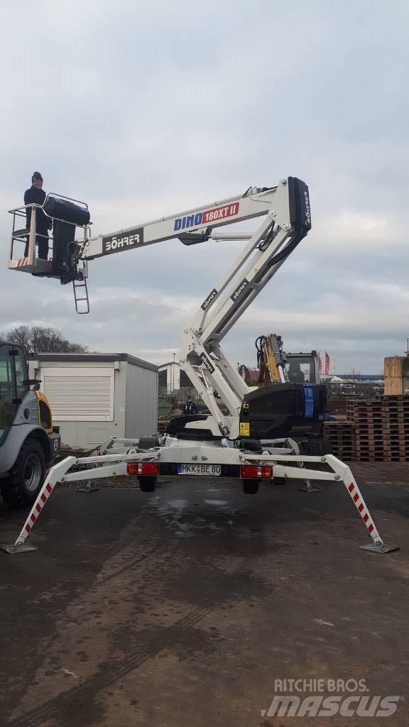 Dino 180 XT II 트레일러 탑재 고소작업대