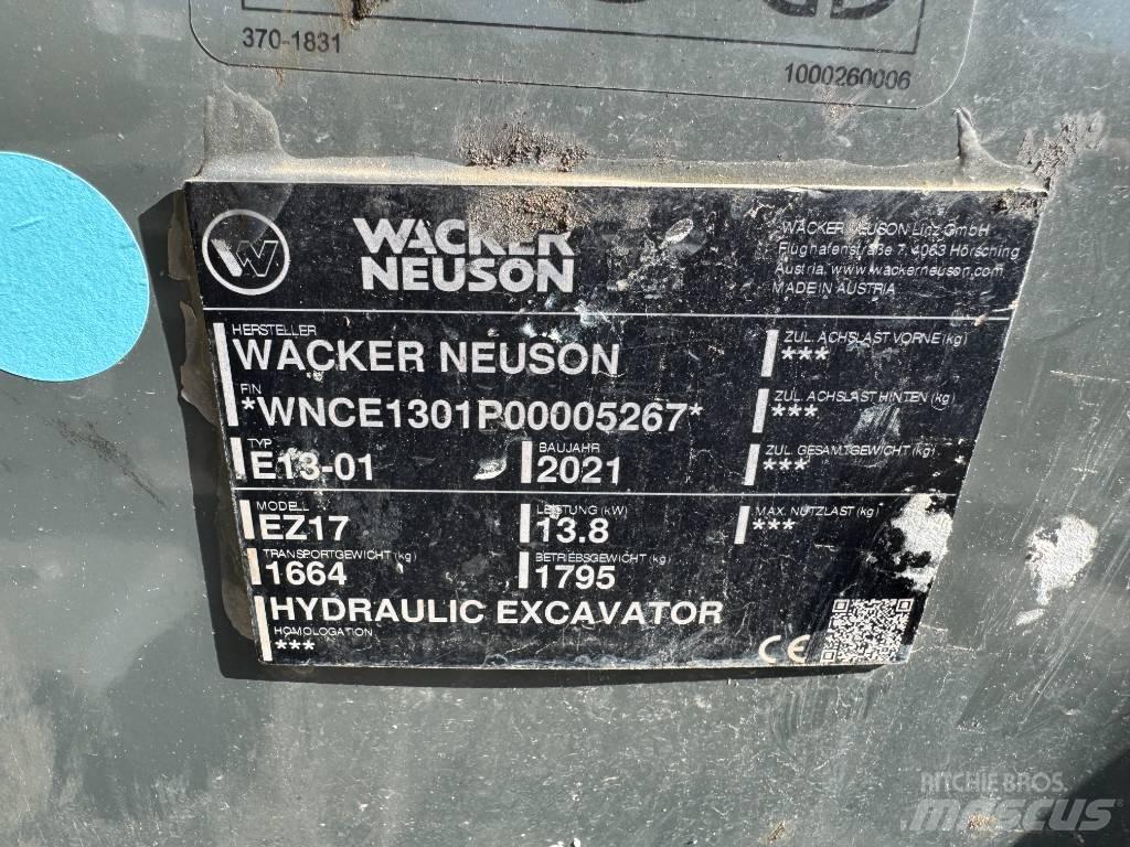 Wacker Neuson EZ17 대형 굴삭기 29톤 이상