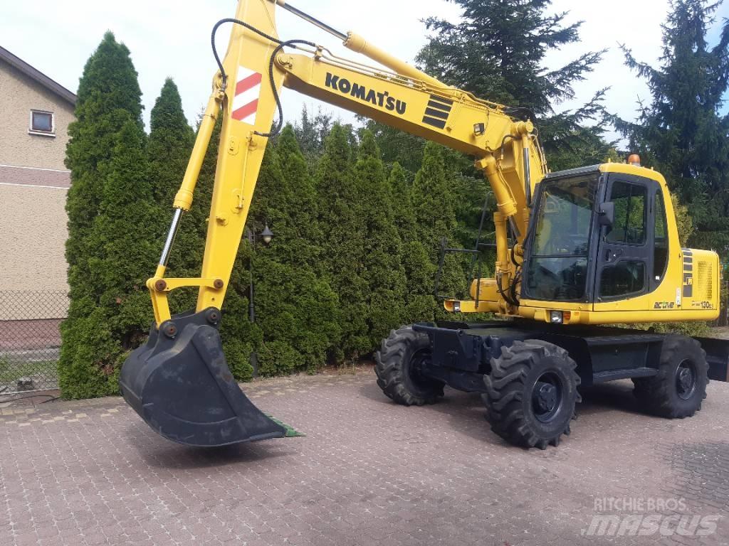 Komatsu PW 130-7  휠 굴삭기