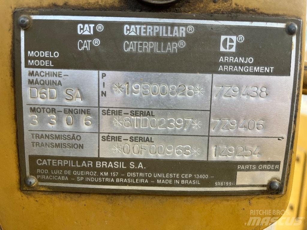 CAT D 6 트랙터
