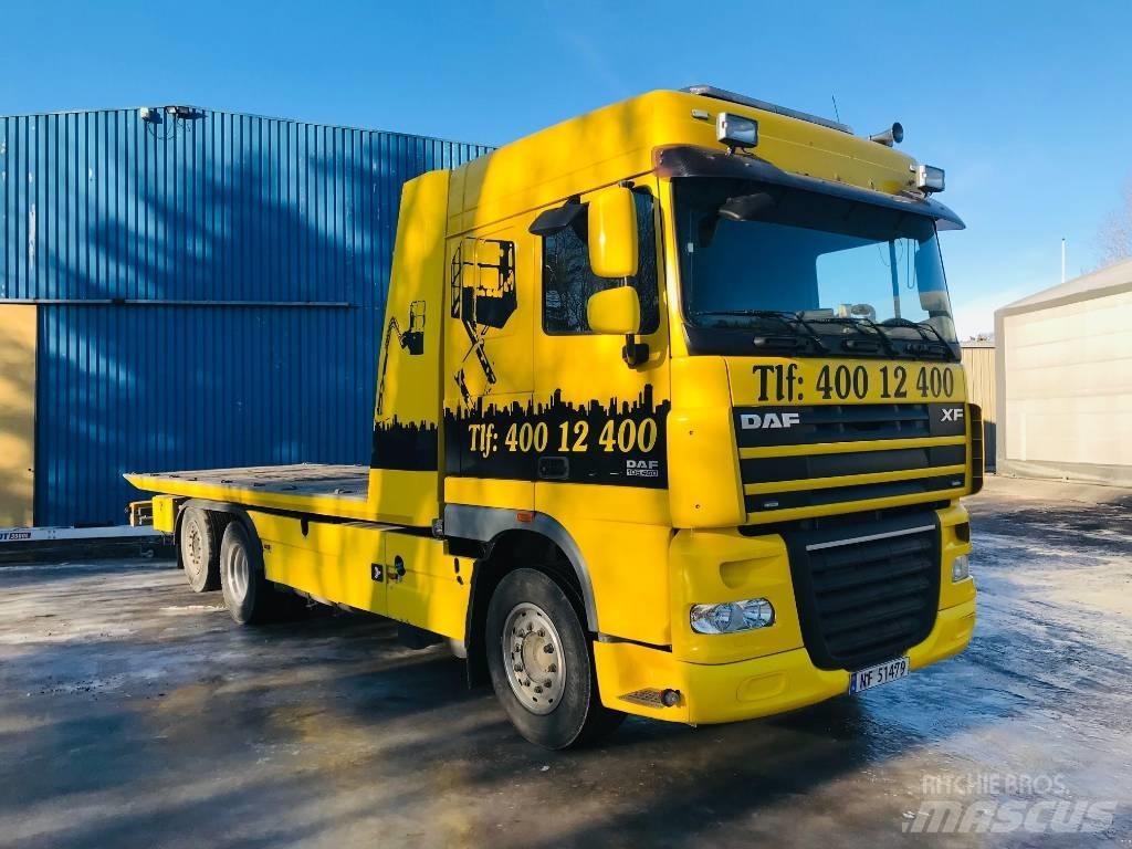 DAF 1850 FAN XF 105 플랫베드/윈치 트럭