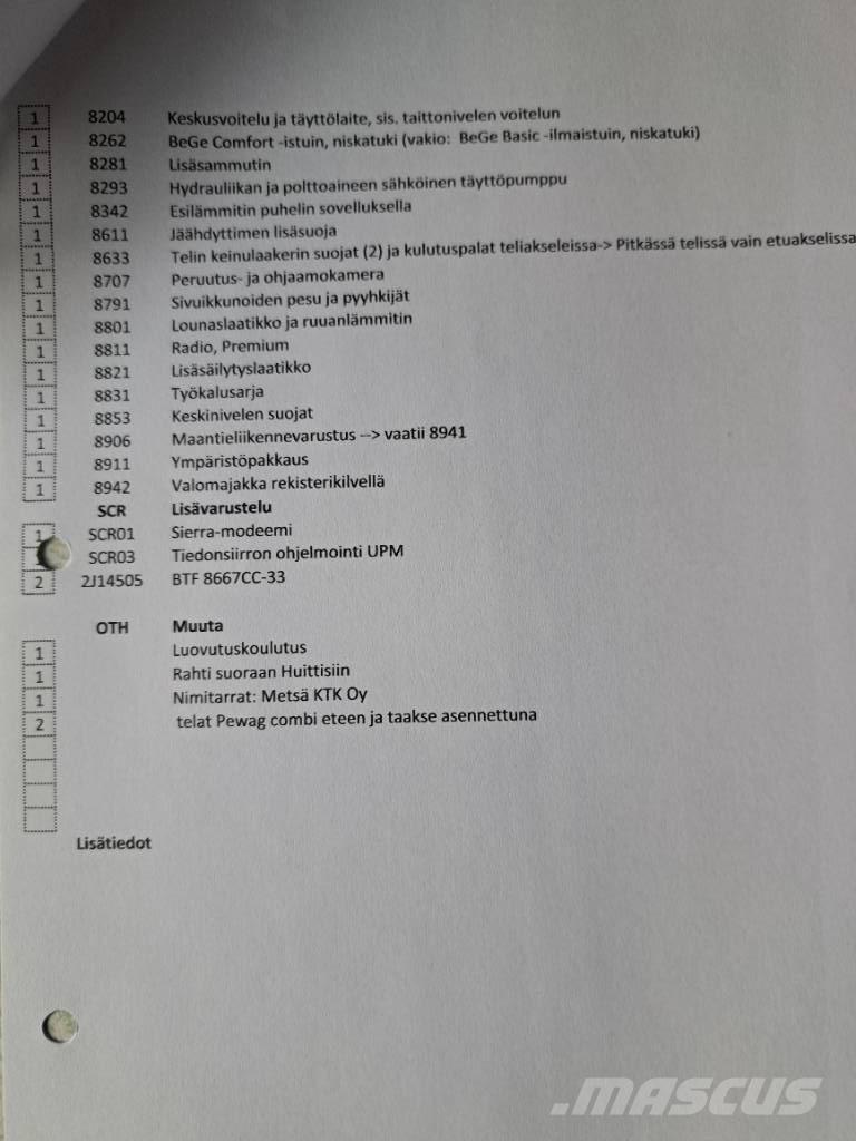 John Deere 1110 G 원목 포워더