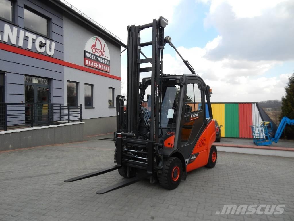 Linde H25D-02 디젤 지게차