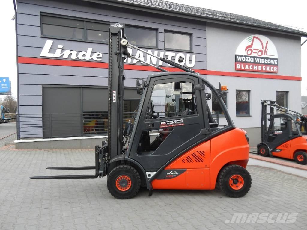 Linde H25D-02 디젤 지게차