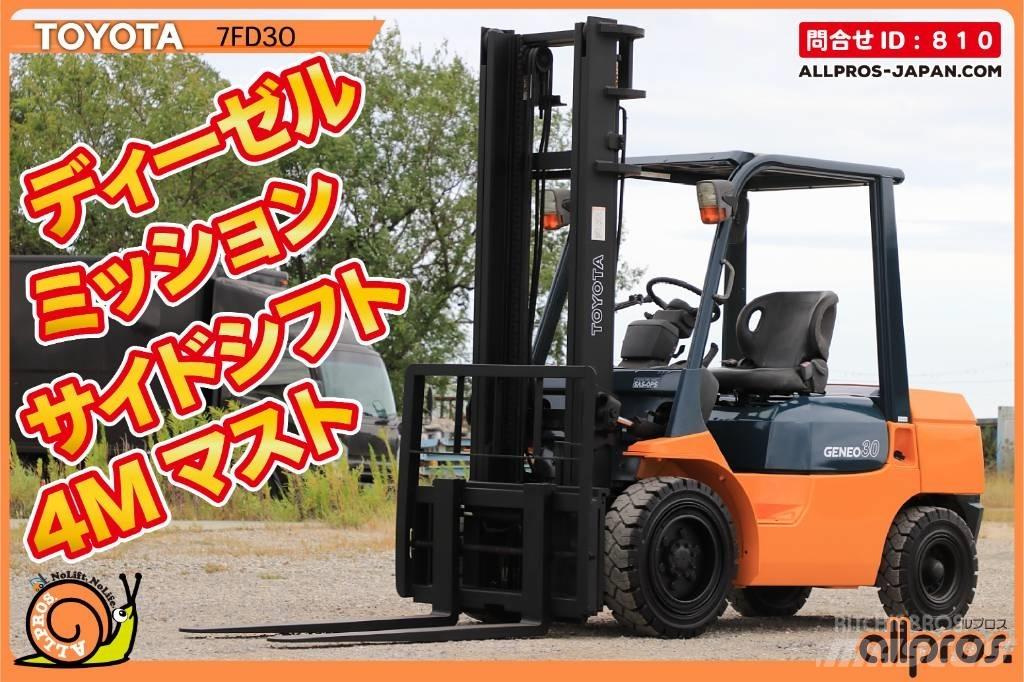 Toyota 7 FD 30 디젤 지게차