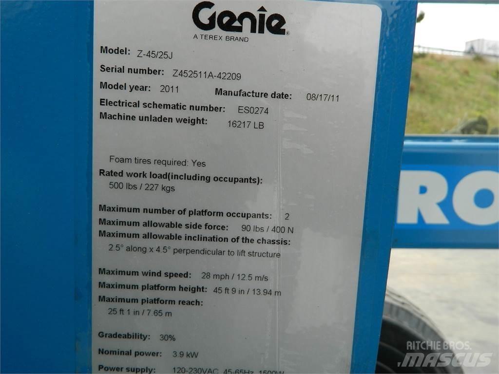 Genie Z45 25JDC 관절형 전동이동 리프트