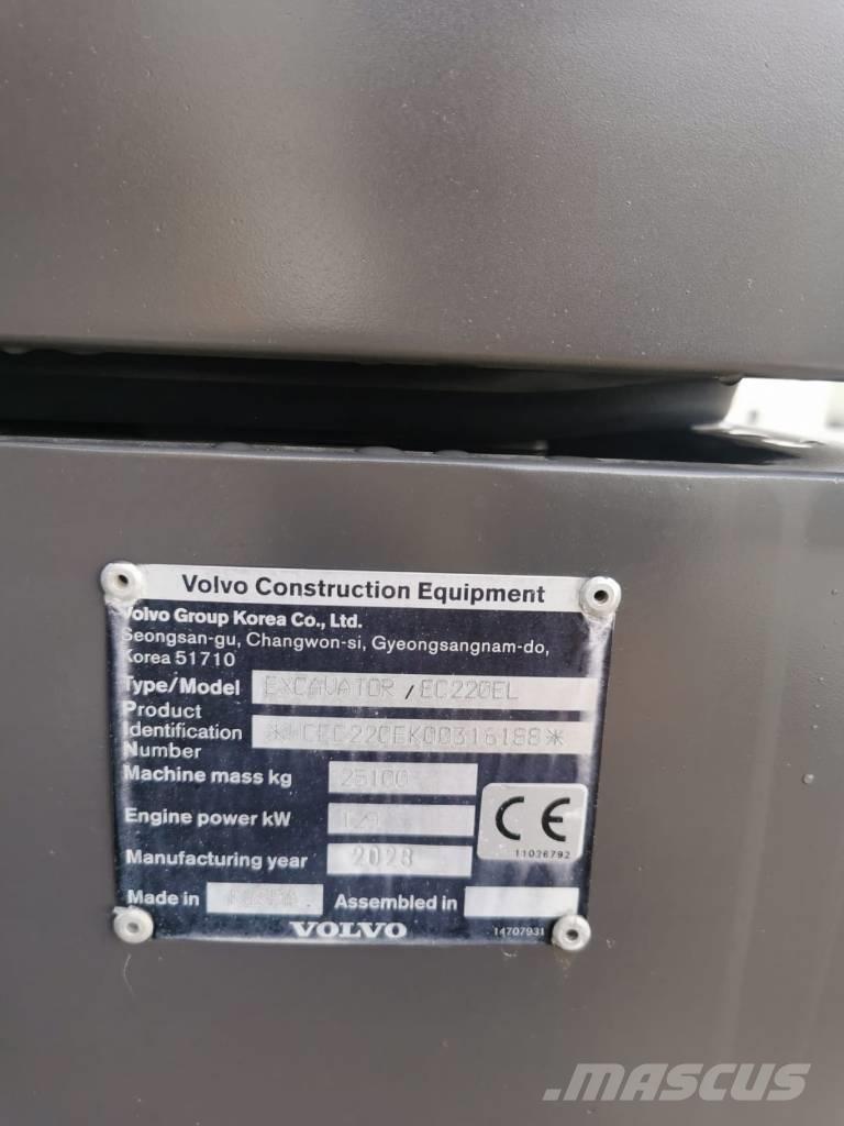 Volvo EC 220 EL 대형 굴삭기 29톤 이상