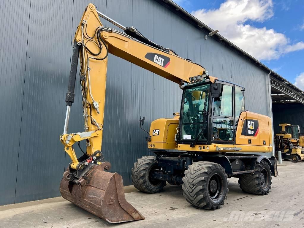 CAT M318F  휠 굴삭기