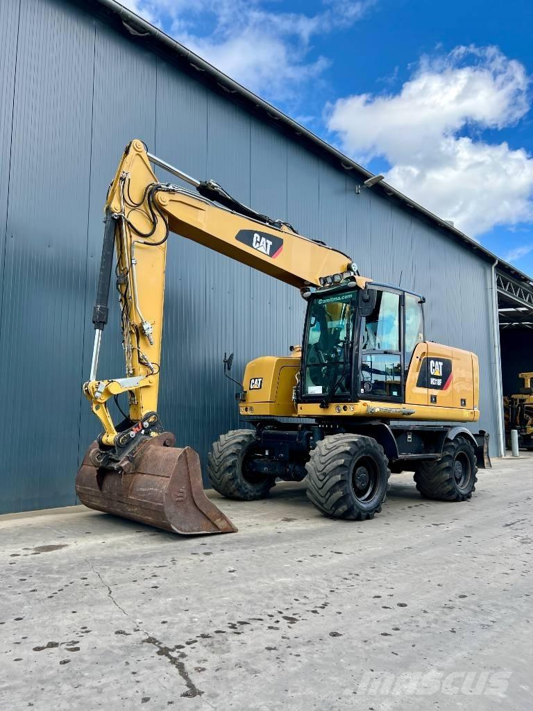 CAT M318F  휠 굴삭기
