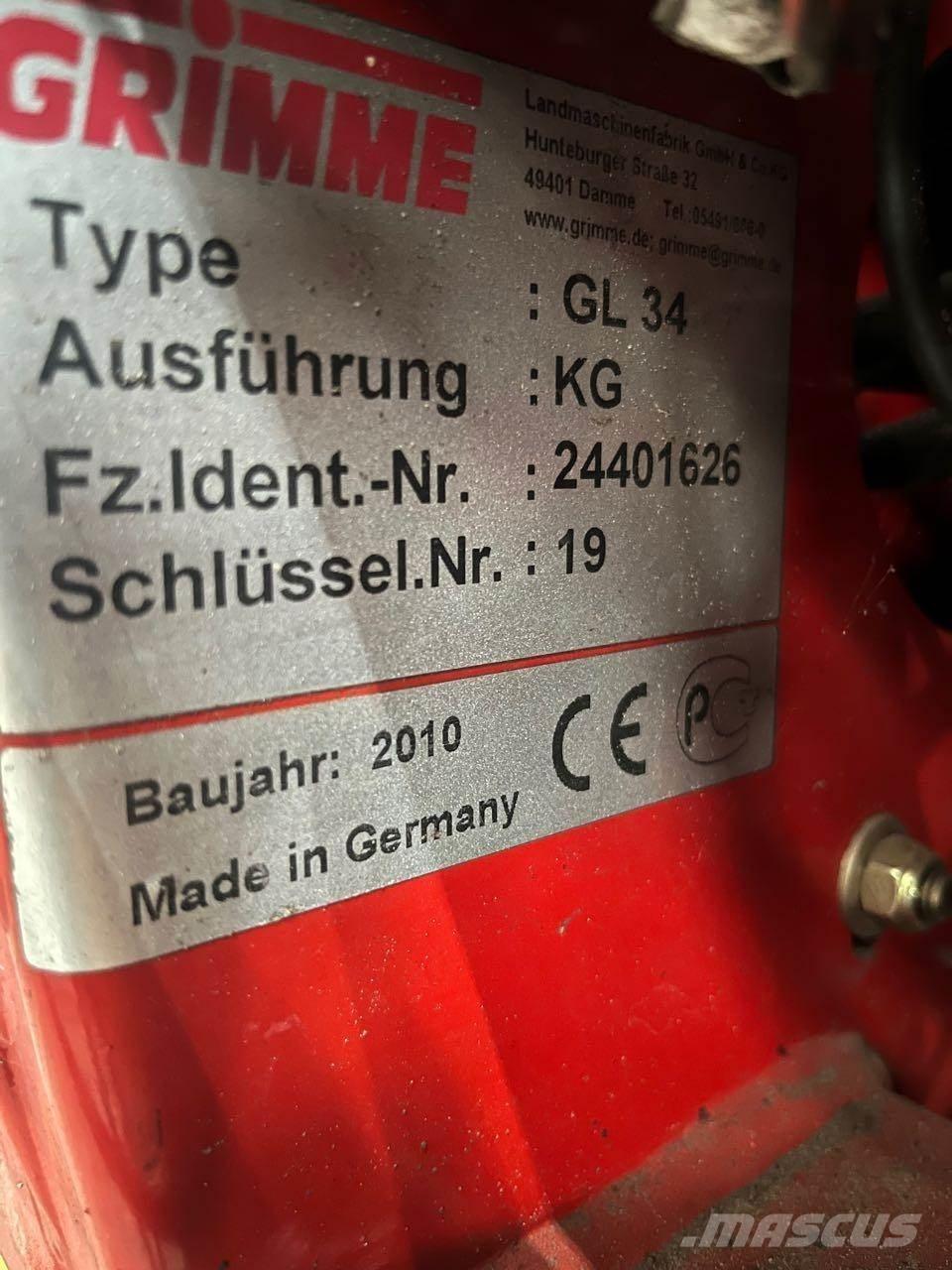 Grimme GL 34 K 감자심기 기계