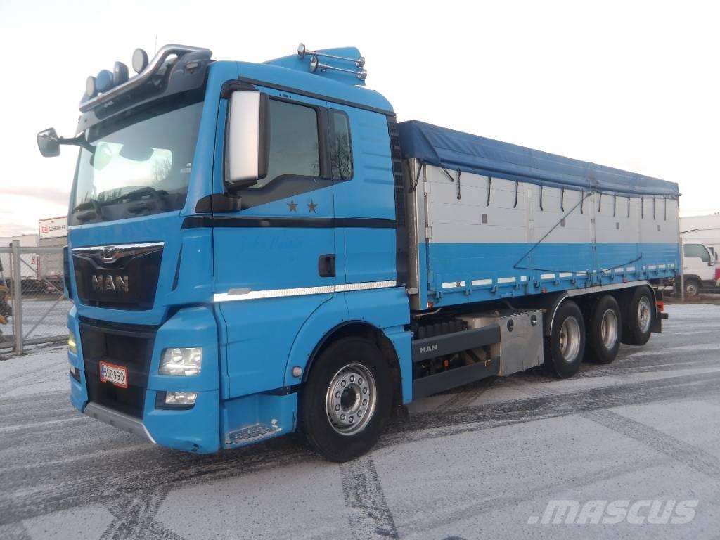 MAN TGX 35.560 8x4 농장/곡물 트럭