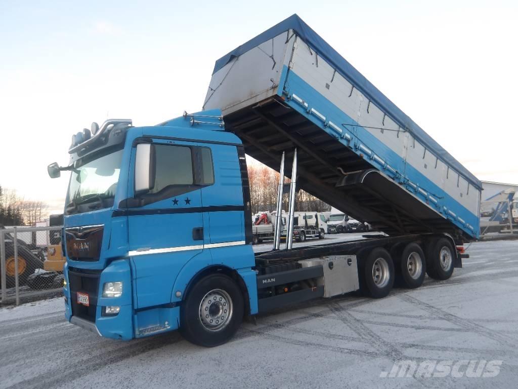 MAN TGX 35.560 8x4 농장/곡물 트럭