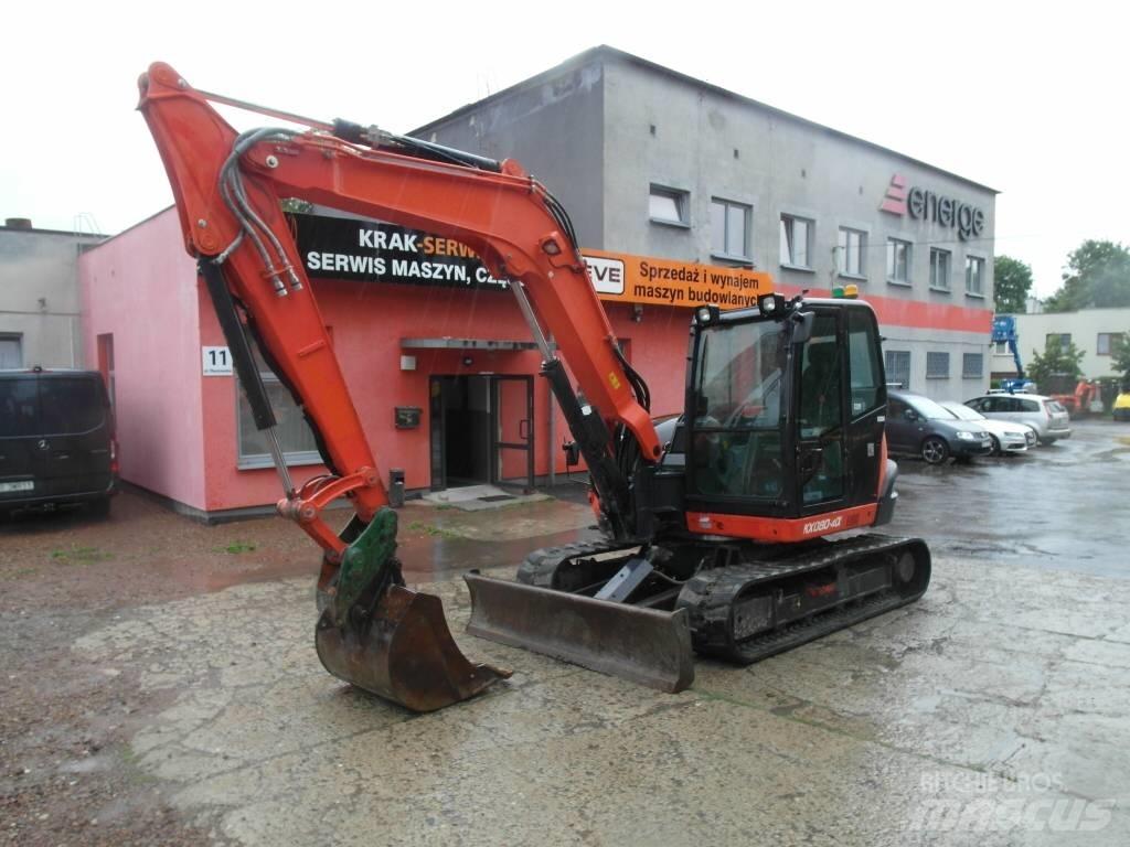 Kubota KX 080-4 중형굴삭기 7톤-28톤