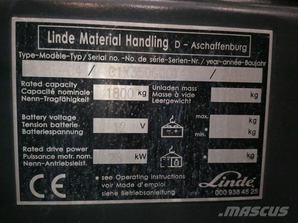 Linde H18T-04 LPG 지게차