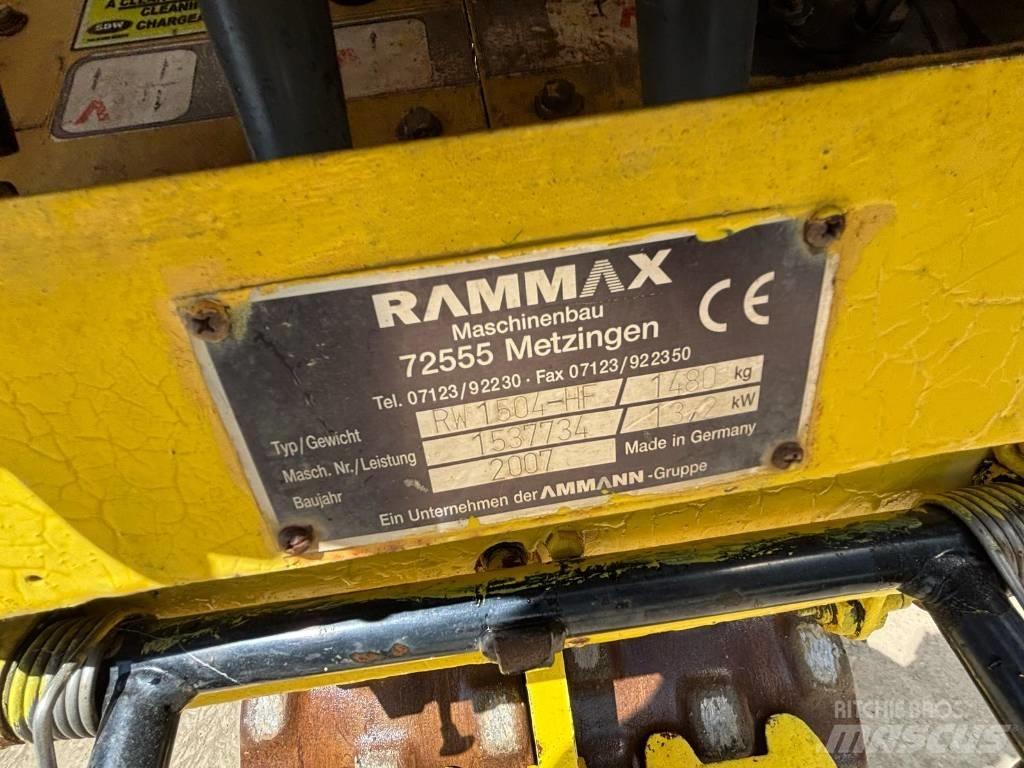 Ammann Rammax 토양 다짐기