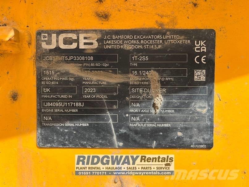 JCB 1T-2S5 건설현장 덤프트럭