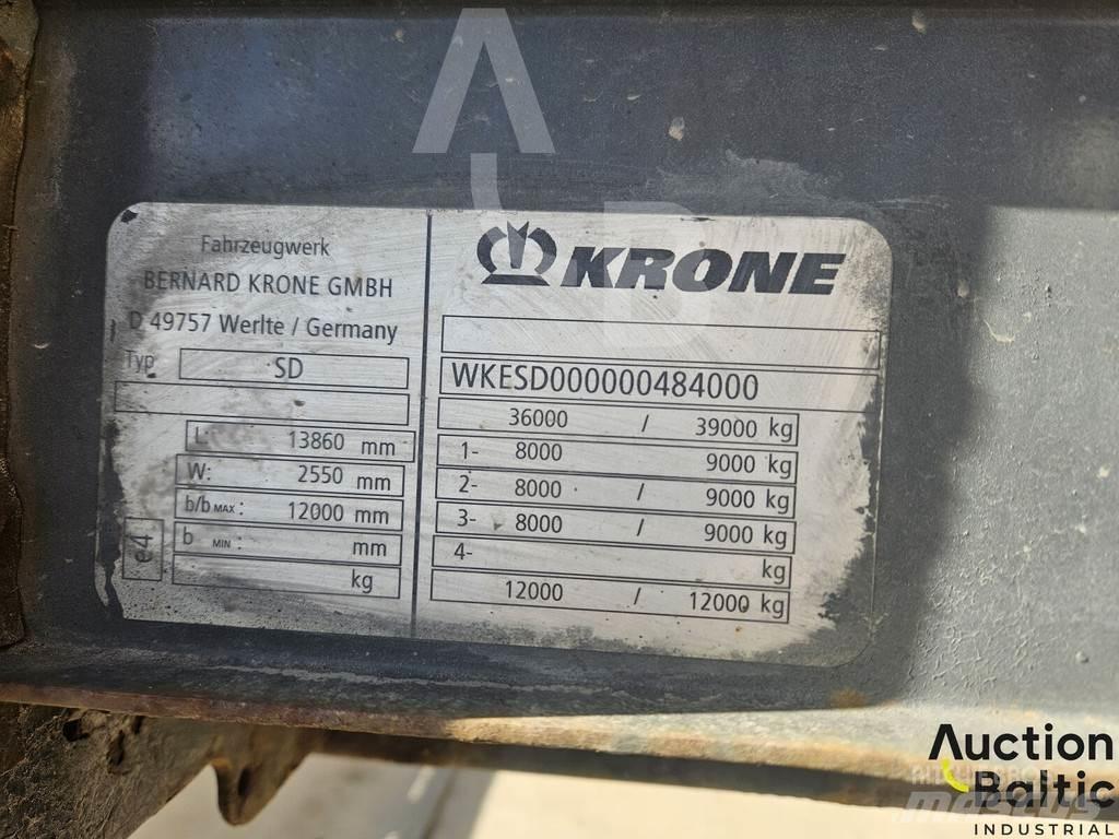 Krone SD 커튼사이더 세미 트레일러