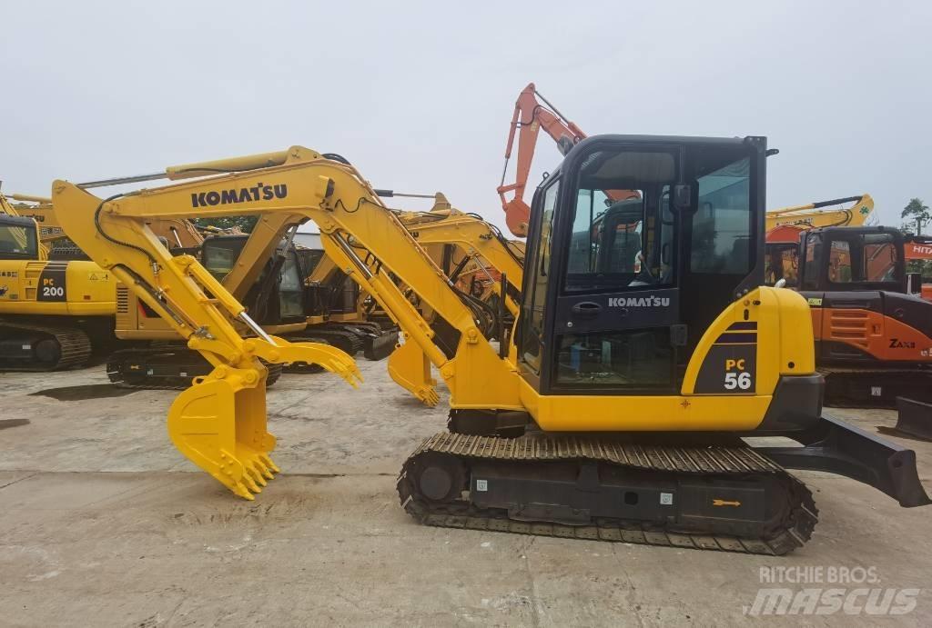 Komatsu PC 56-7 소형 굴삭기 7톤 미만