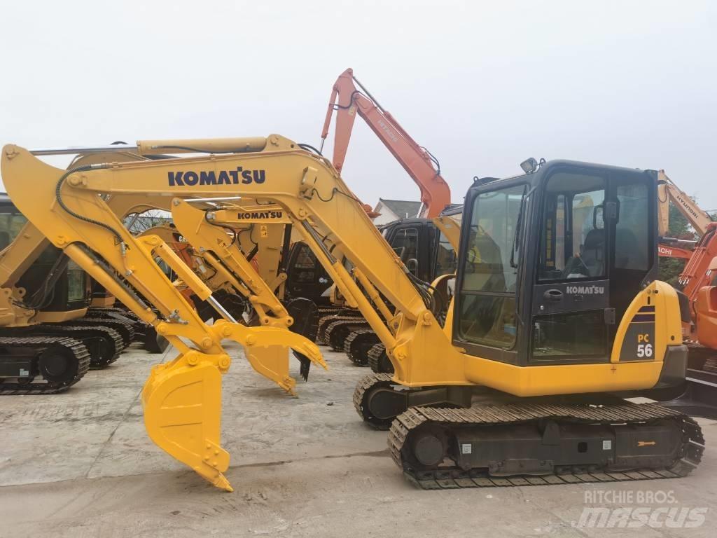 Komatsu PC 56-7 소형 굴삭기 7톤 미만