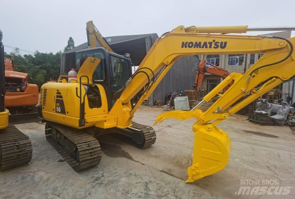 Komatsu PC 56-7 소형 굴삭기 7톤 미만
