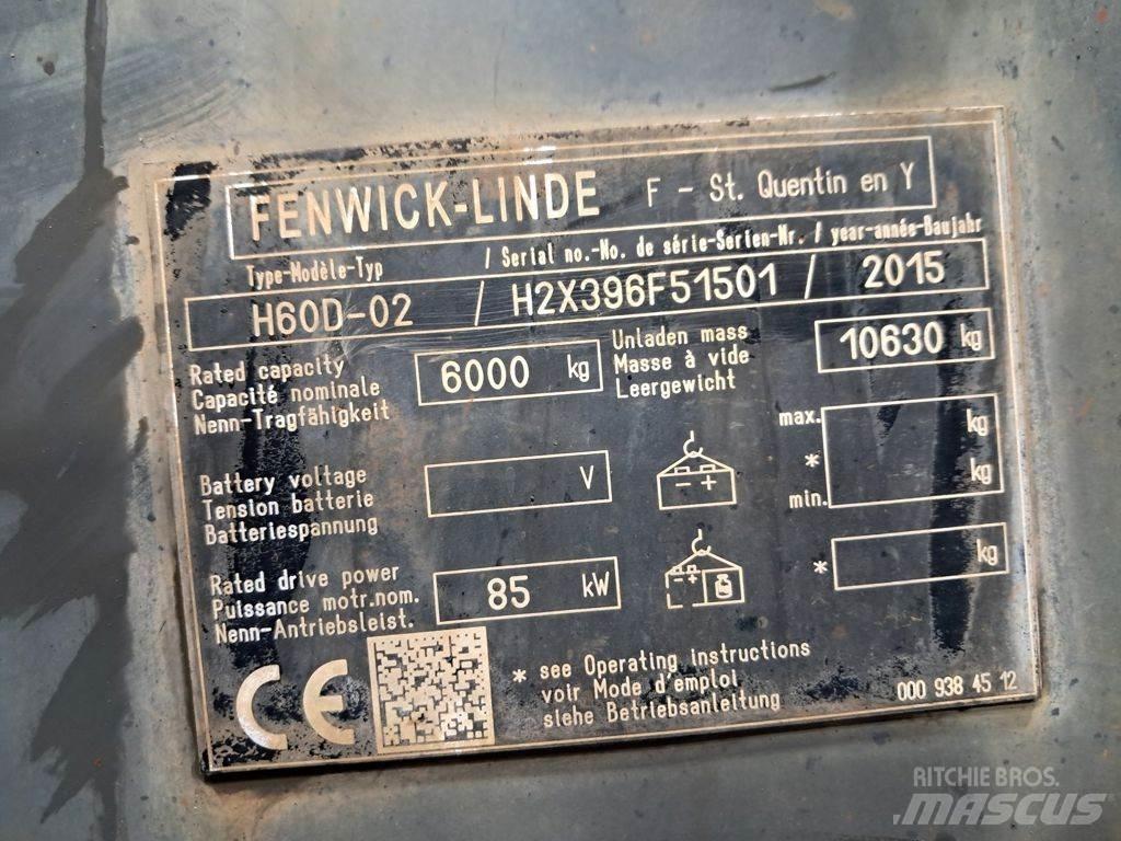 Linde H60D-02 디젤 지게차