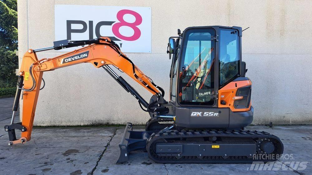 Develon DX 55 R-7 소형 굴삭기 7톤 미만