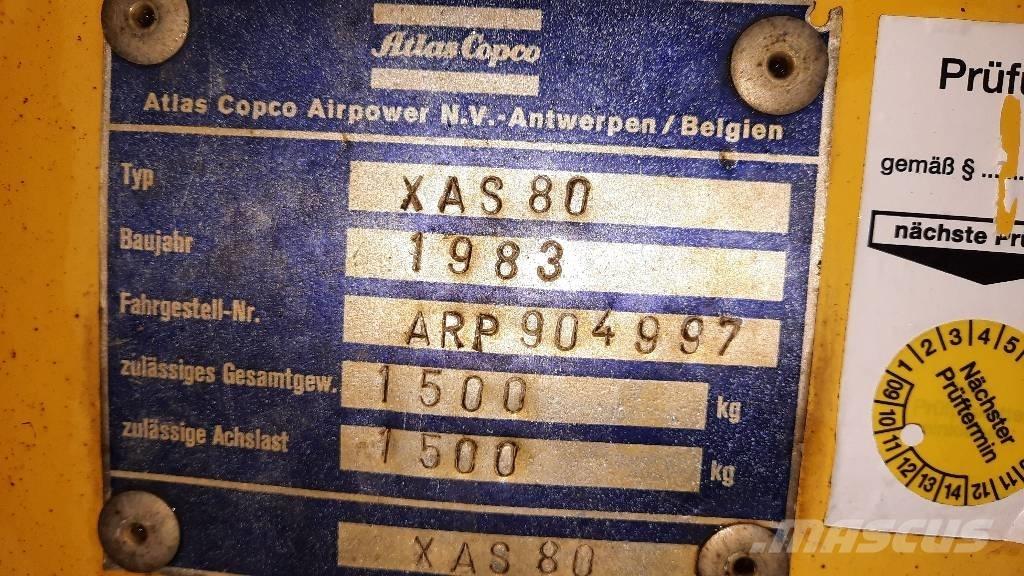 Atlas Copco XAS 80 콤푸레샤