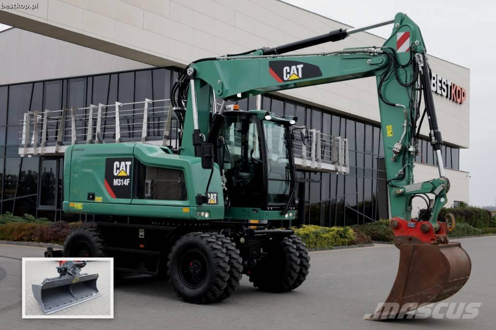 CAT M314F  휠 굴삭기
