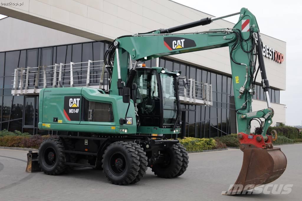 CAT M314F  휠 굴삭기