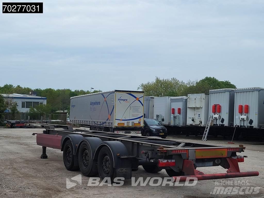 Van Hool 3 axles 컨테이너 세미 트레일러