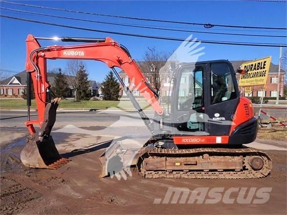 Kubota KX080-4 대형 굴삭기 29톤 이상