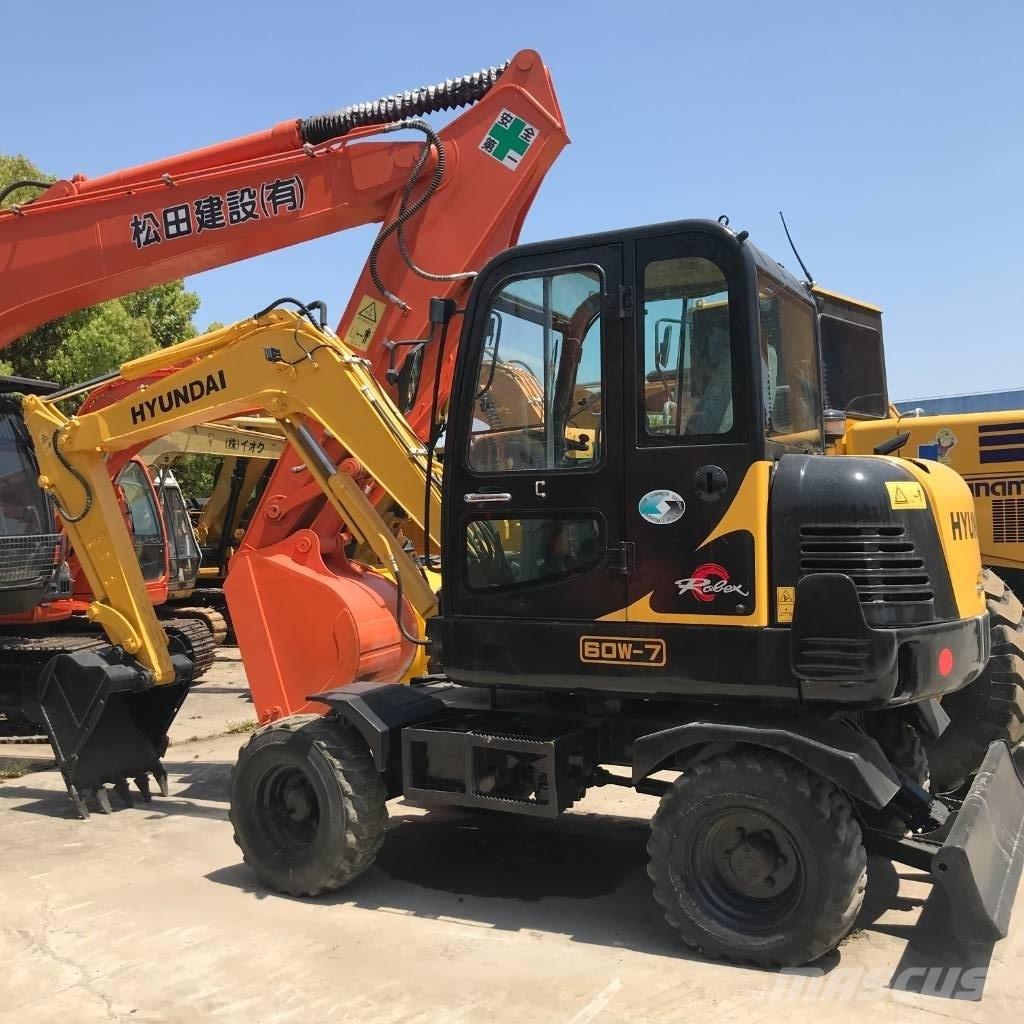 Hyundai 60 W  휠 굴삭기