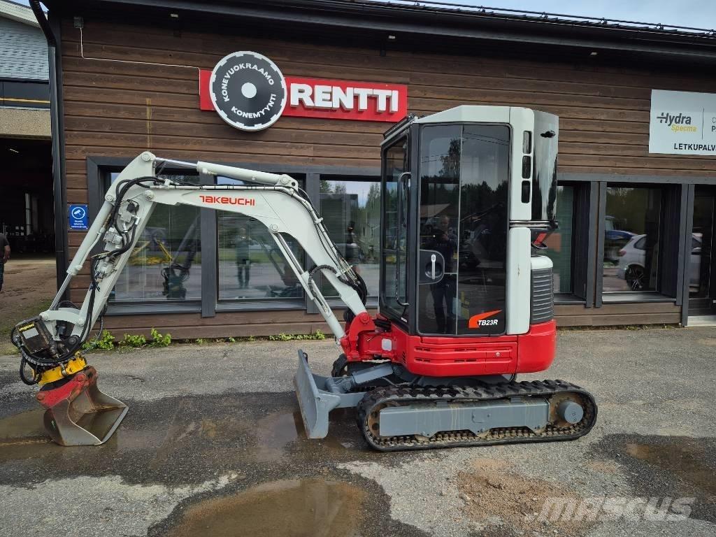 Takeuchi 23R 소형 굴삭기 7톤 미만
