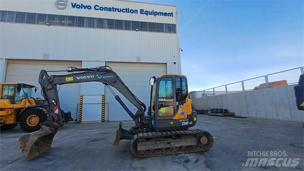 Volvo ECR 88 D 소형 굴삭기 7톤 미만