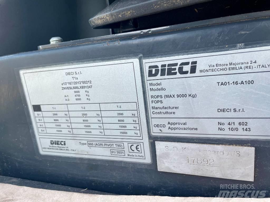 Dieci Agri Pivot T80 농업용 텔레 핸들러