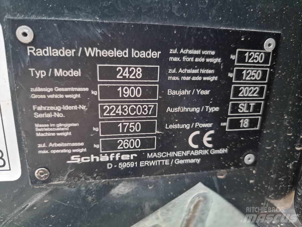 Schäffer 2428 SLT  휠로우더