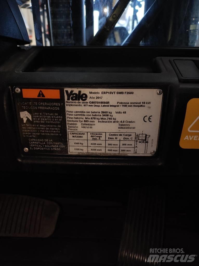 Yale ERP15VT SWB 전동 지게차