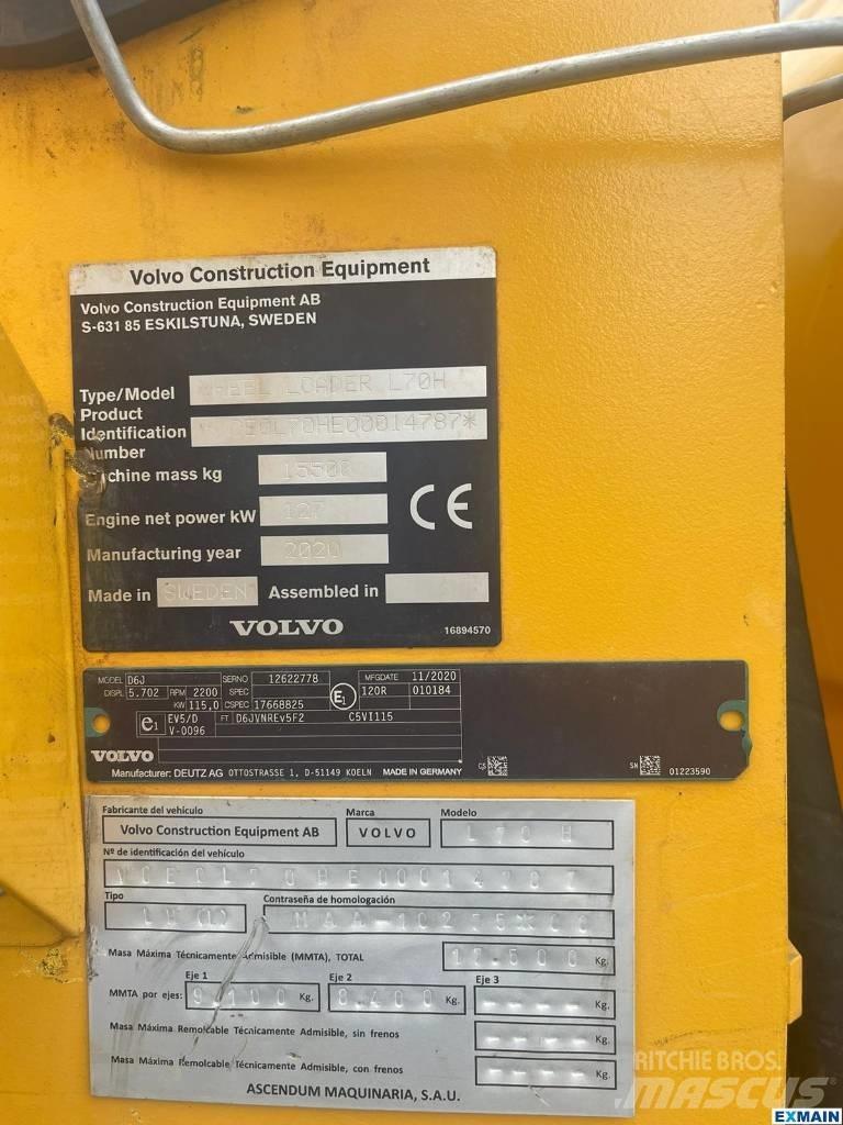 Volvo L 70 H  휠로우더