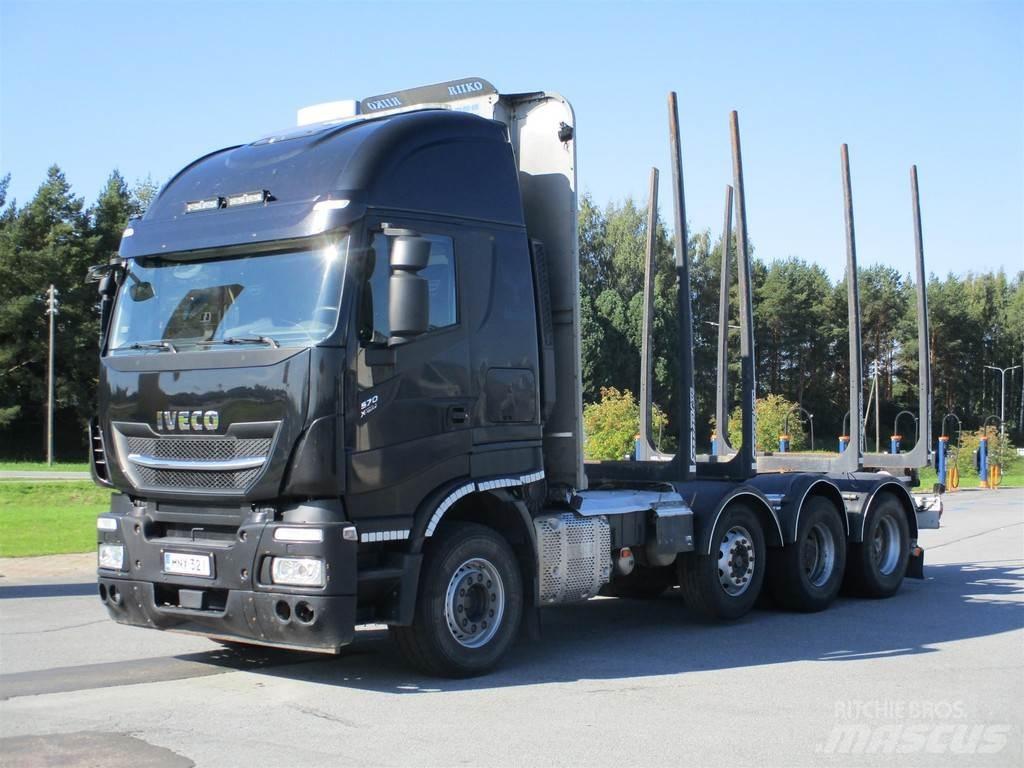 Iveco S-WAY 목재 트럭
