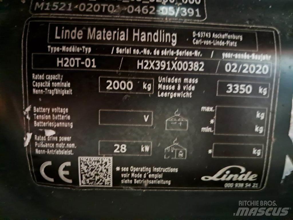 Linde H20T-01 LPG 지게차