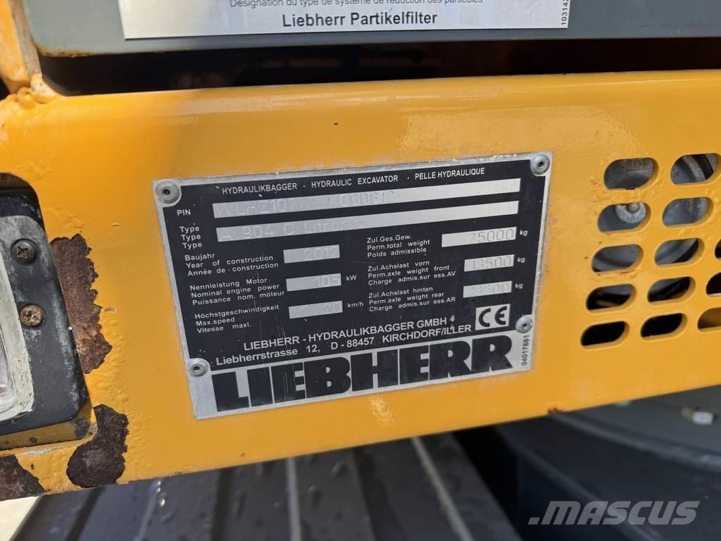 Liebherr A 904 C 폐기물/산업 처리기